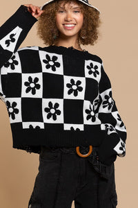 POL Round neckline sweater top