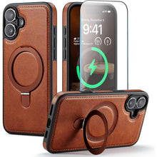 Load image into Gallery viewer, 16 Plus Case with Stand Compatible with Magsafe Slim PU Leather, 20J-171PH017