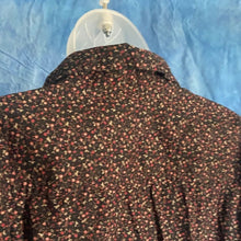 Load image into Gallery viewer, G by Guess Women's Black Floral Button-Up Shirt, Small, 2H-125T013