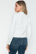 Load image into Gallery viewer, Snobbish PU Leather Zip Up Jacket with Pockets