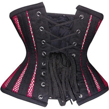 Load image into Gallery viewer, Underbust Steel Boned Short Torso Corset, Size XXS, 15F-194T002