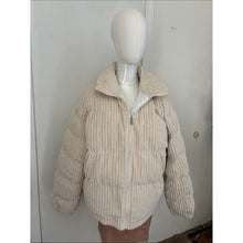 Load image into Gallery viewer, Puffer Down Padded Beige Jacket, XL, 21O-194T012