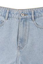 Load image into Gallery viewer, Lilou roll up denim shorts