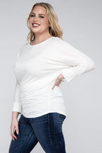 Load image into Gallery viewer, ZENANA Plus Luxe Rayon Boat Neck 3/4 Sleeve Top