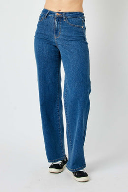  High Rise Straight Jeans Front