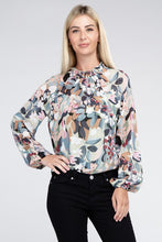 Load image into Gallery viewer, Nuvi Apparel Chiffon Floral Blouse