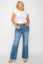 Load image into Gallery viewer, bytos Full Size Cat&#39;s Whiskers Mid Rise Bootcut Jeans