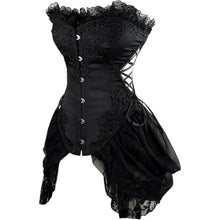 Load image into Gallery viewer, White Sexy Corset Bustier Dress, SMALL, 15A-163T006