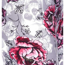 Load image into Gallery viewer, BLOOMING ROSE SKULL SOFT LEGGINGS 15I-L030