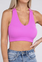 Load image into Gallery viewer, ZENANA Ribbed Cropped Racerback Tank Top