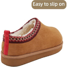 Load image into Gallery viewer, Fur Fleece Winter Home Shoes Slippers, Size 7.5, 23B-184S001