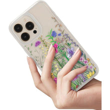 Load image into Gallery viewer, iPhone 15 Pro Case with Built-in Screen Protector, Floral, 20J-172PH008