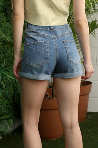 Lilou Denim shorts