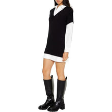 Load image into Gallery viewer, Sweater Vest &amp; Shirt Combo Dress, SIZE XS, 19B-175D001