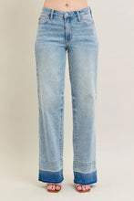 Load image into Gallery viewer, Judy Blue Full Size Mr Release Hem Wide Leg Jeans Plus Size