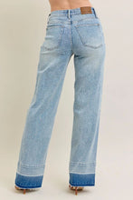 Load image into Gallery viewer, Judy Blue Full Size Mr Release Hem Wide Leg Jeans Plus Size