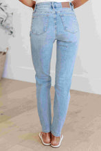 Load image into Gallery viewer, Judy Blue Eloise Mid Rise Control Top Distressed Skinny Jeans