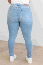 Load image into Gallery viewer, Judy Blue Eloise Mid Rise Control Top Distressed Skinny Jeans