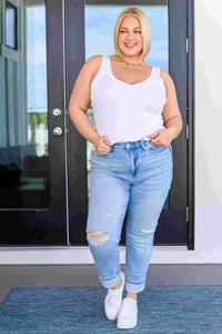 ONE ELEVEN NORTH Keep a Secret Rib Knit Tank