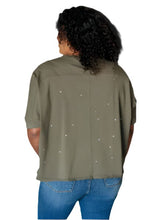 Load image into Gallery viewer, Asymmetrical Distressed Top Back