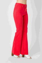 Load image into Gallery viewer, Judy Blue Full Size Hw Tummy Control Garment Dyed Flare Jeans Plus Size