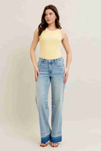 Load image into Gallery viewer, Judy Blue Full Size Mr Release Hem Wide Leg Jeans Plus Size