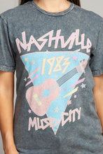 Load image into Gallery viewer, Lotus Fashion Collection Nashville Music City Graphic Top