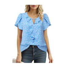 Load image into Gallery viewer, SHORT SLEEVE DRESSY CASUAL TOP, SIZE XL, 1EE-165T004