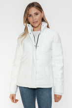 Load image into Gallery viewer, Snobbish Pocketed Zip Up Turtleneck Puffer Jacket