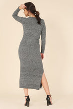 Load image into Gallery viewer, Lilou V-neck sweater maxi dress