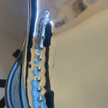 Load image into Gallery viewer, Aldo Silver High Block Heel, sz 6.5, SL1-137s004
