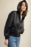 Sweet Generis REVERSIBLE ALL WEATHER FUR LINED BOMBER JACKET