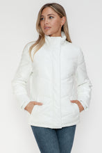 Load image into Gallery viewer, Snobbish Pocketed Zip Up Turtleneck Puffer Jacket