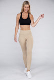 Ambiance Apparel Active Leggings Featuring Concealed Pockets