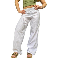 Load image into Gallery viewer, Raruxxin Y2K Eyelet Cute Flower Embroidered Pants, S, 1O-1315B003 134