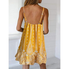Load image into Gallery viewer, Boho Floral Printed Dress, Size Small, 4L-148D001
