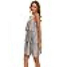 Load image into Gallery viewer, Glitter Sequin Adjustable Spaghetti Strap V Neck Dress, LARGE, 6H-172D005
