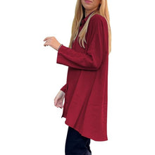 Load image into Gallery viewer, Oversized T Shirts Button Down Long Sleeve Shirt, XXL, 22K-198T007