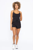 Mono B Cross Back Active Romper