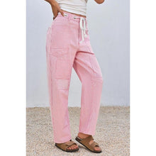 Load image into Gallery viewer, Wide Leg Patchwork Low Rise Striped Pants, Size 10, 22K-197B002