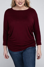 Load image into Gallery viewer, ZENANA Plus Luxe Rayon Boat Neck 3/4 Sleeve Top