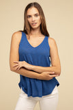 ZENANA V Neck Sleeveless Cami Top