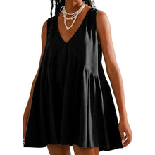 Load image into Gallery viewer, V Neck Sleeveless Mini Dress, XL, 21H196D002