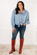 Load image into Gallery viewer, ONE ELEVEN NORTH Skies Above Patterned Button Up Shirt