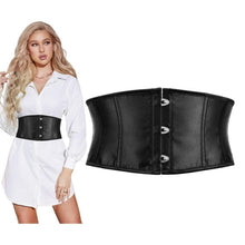 Load image into Gallery viewer, Underbust Boned Lace Up Bustier Waspie Belt, 15C-194Belt002