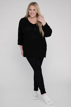 Load image into Gallery viewer, eesome Plus Size Crew Neck Knit Sweater