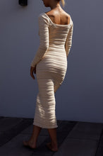 Load image into Gallery viewer, One and Only Collective Inc Crochet Knit Long Sleeved Midi Dress Not Lined