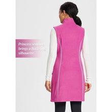 Load image into Gallery viewer, Long Tunic Quarter Zip Sleeveless Pullover Thermal Dress, XXL, 10K-194D007