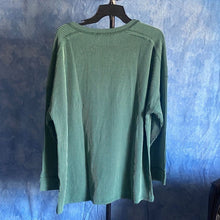 Load image into Gallery viewer, Green Ribbed Long Sleeve Top, L, 3I-129T002