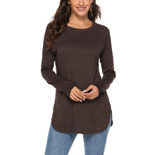 Load image into Gallery viewer, Long Sleeve Thermal Tunic Blouse, Small, 21F-195T001